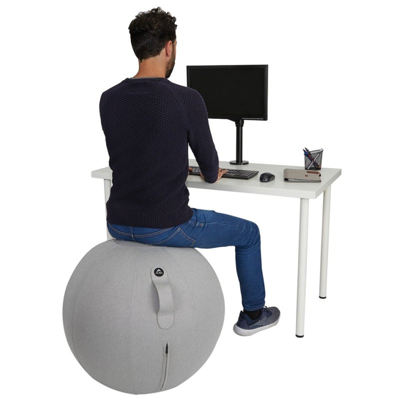 ALBA zitbal MHBALL velours, smaragdgroen, 65 cm